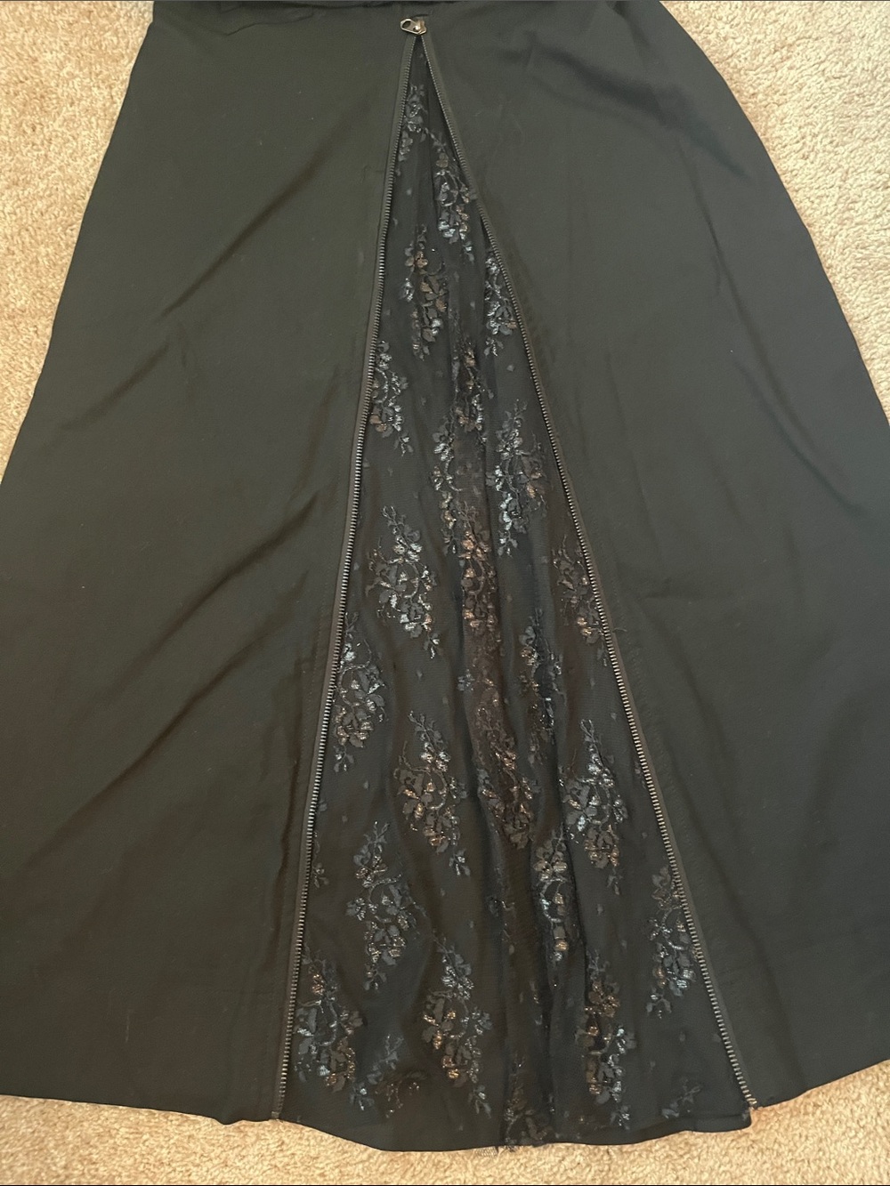 NWT Lip Service Hot Topic Goth Black Lace Skirt - Picture 10 of 11